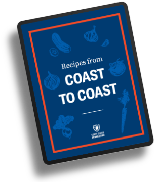 Coast Guard Recipes Book Cover